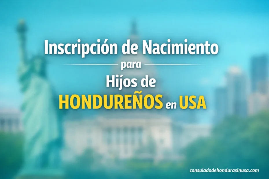 A birth certificate document with a pen highlighted on a blue background.