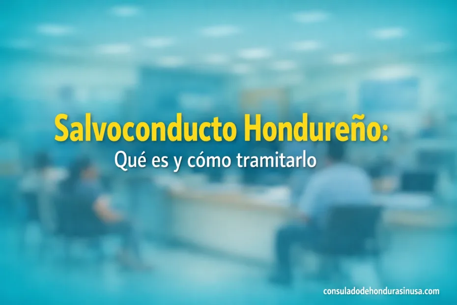 A Honduran passport with a visa stamp on the page.