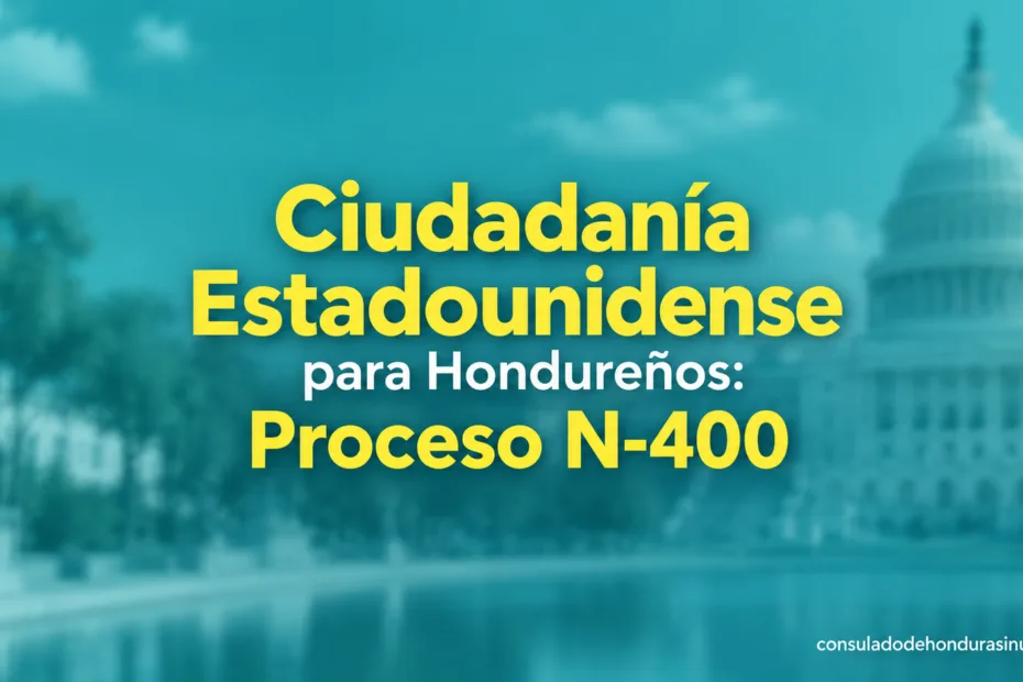 Ciudadanía Estadounidense para Hondureños Proceso N-400